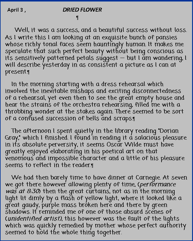 Dried Flower - full print up