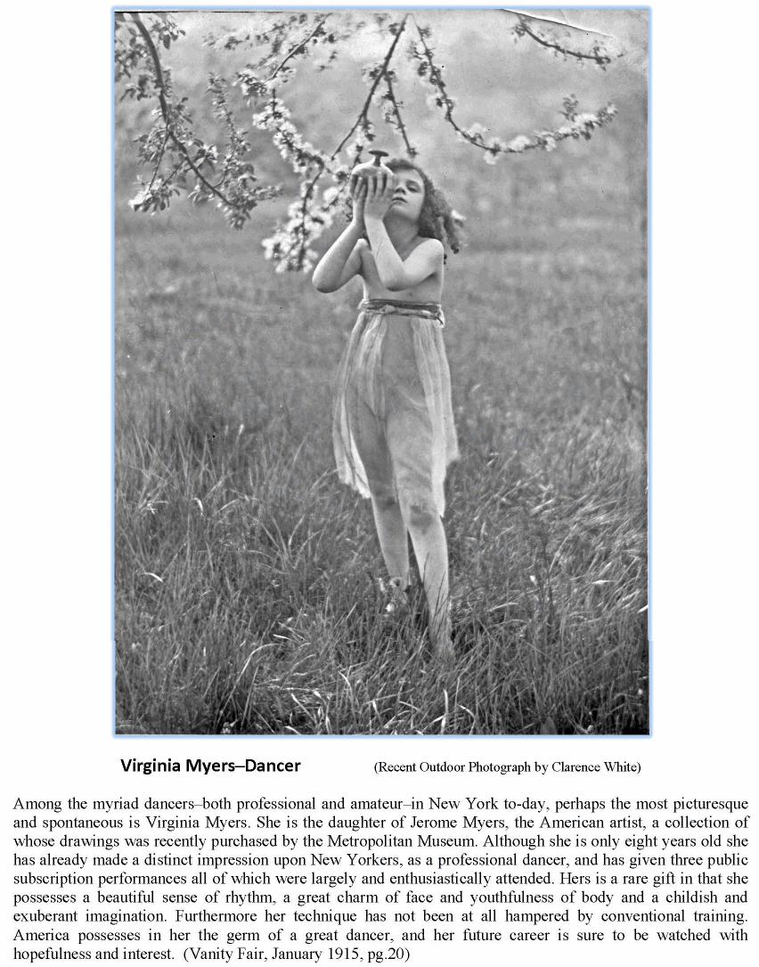 Virginia Myers Dancer - Vanity Fair