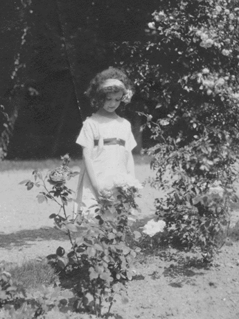 Virginia in the Versailles Gardens, France